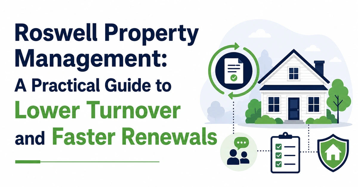 Roswell Property Management: A Practical Guide to Lower Turnover and Faster Renewals